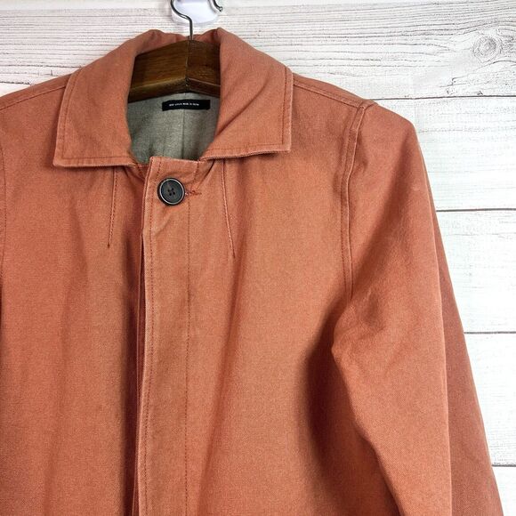Zanerobe Rustic Orange Button Chore Jacket Button Coat Size S Mens - Picture 4 of 13